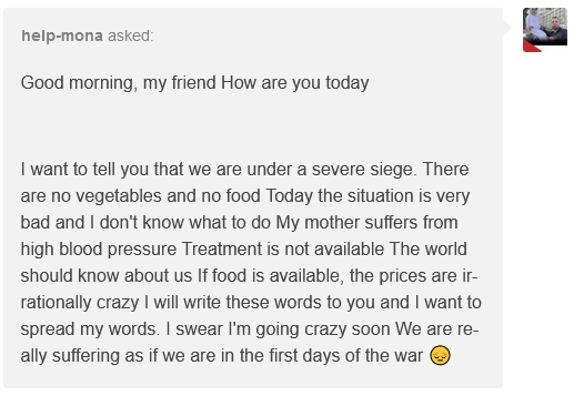 Things are getting worse for my friend Mohammed. Please, if you can, spread his campaign and consider sharing.

$20 could make or break his family's situation.