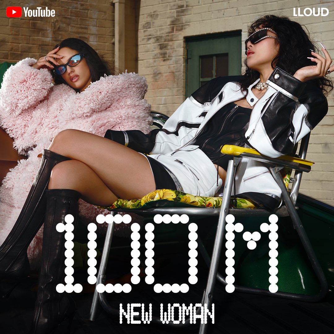 wearelloud's tweet image. New Woman feat. @rosalia has reached 100 Million views 💋🌹 Thank you all for watching!