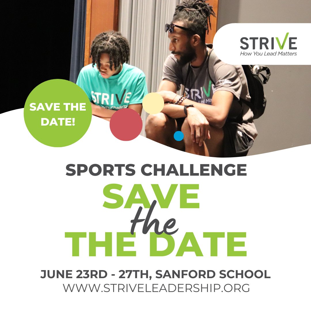 🗓 Save the Date for Sports Challenge 2025 - Registration opening soon! Join us at our foundational summer program on Monday, June 23rd - Friday, June 27th for a week of leadership &amp; sport development. Keep your eyes peeled for the registration launch 👀