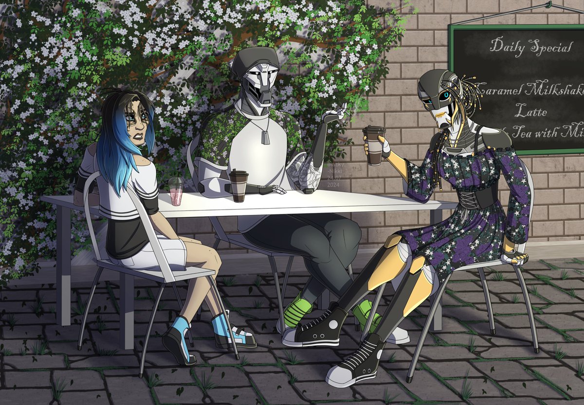 Perianth_Nixie's tweet image. Hello! I'm Perianth Nixie and this is my art profile.
🌿I like robots and plants.
🌿I mostly draw illustrations, silly comics, and refs for my OCs.
🌿Fan of Destiny 2 but occasionally draws other games and cartoons. (I'm into Warframe, Helluva Boss, and Transformers Animated).