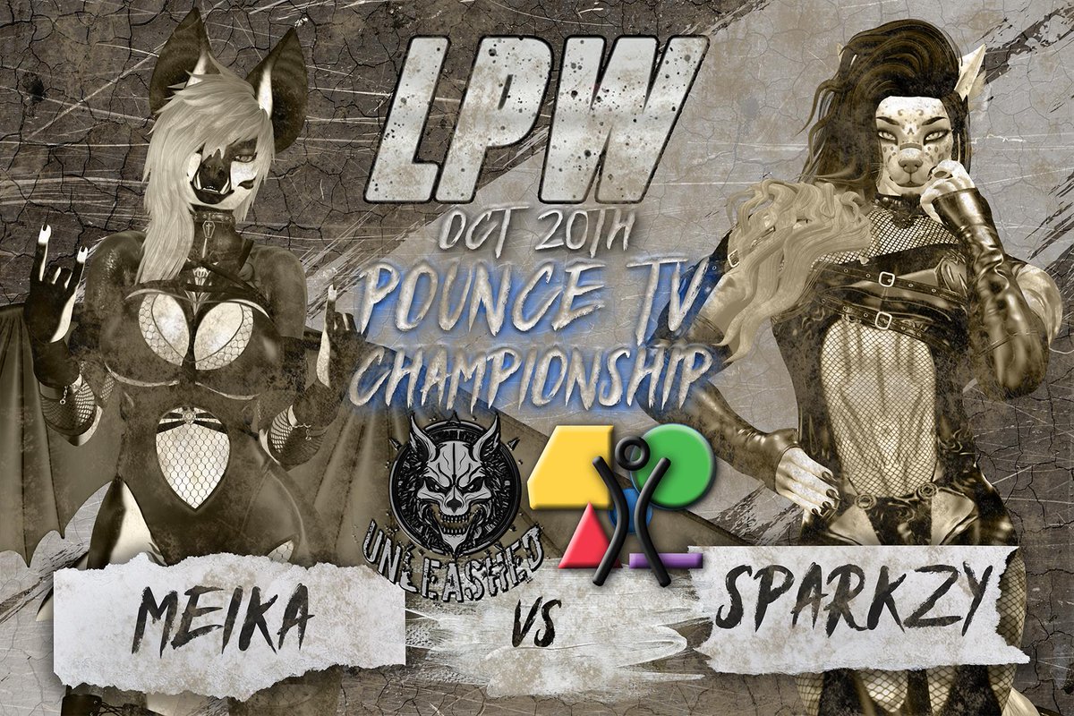UNLEASHED Roadshow is at 1pm SLT
We will be performing at Burn 2
maps.secondlife.com/secondlife/Bur…

Today is our first Title Belt Match!

<a href="/MeikaGreycloak/">Meika Greycloak</a> will be taking on  <a href="/SparkzyQueenUFW/">Sparkzy Lovingman UFW</a> for the POUNCE TV CHAMPIONSHIP!

#slwrestling #secondlife

1pm SLT!