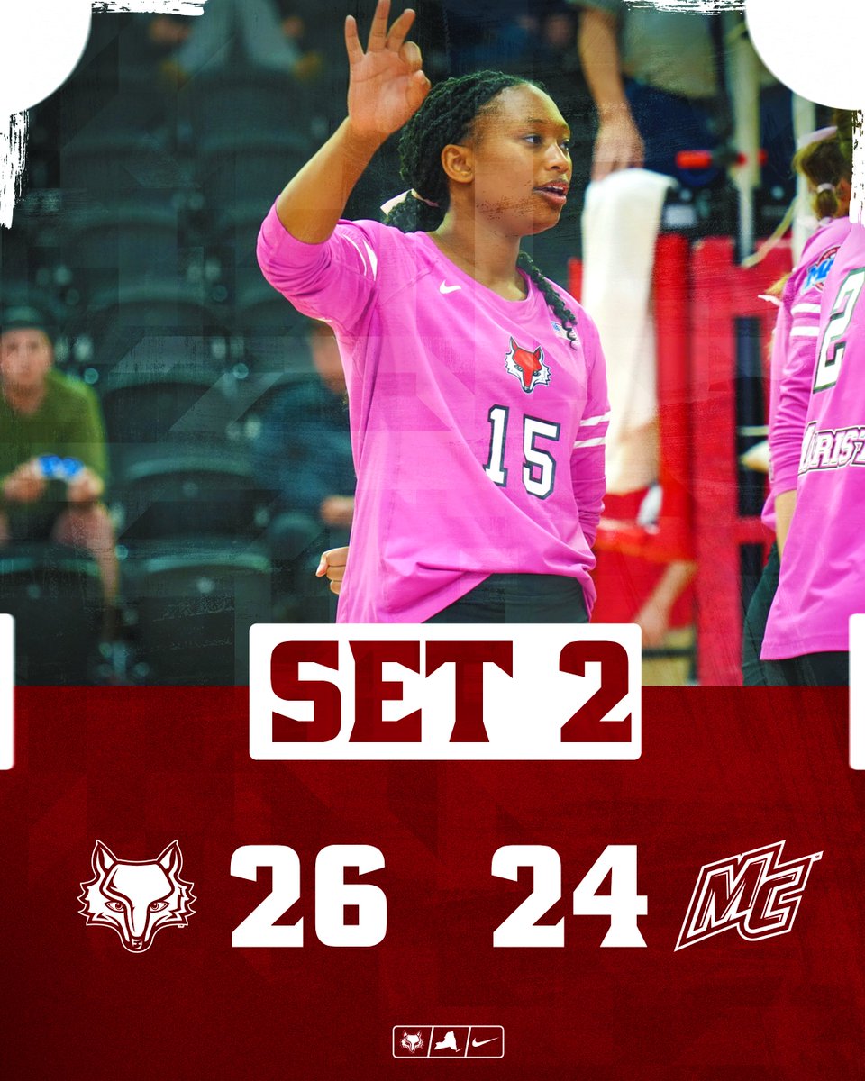 Maristvb's tweet photo. The Red Foxes take Set Two!

Third about to get underway! https://t.co/WUFja2fDZ3