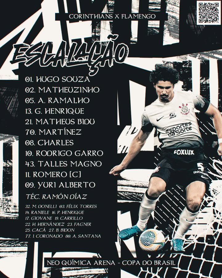 newstimaoemfoco's tweet image. TIMÃO ESCALADO PARA O DUELO DE HOJE! CHEGOU A HORA. 👊🏽📝

🎨 Via Corinthians 

#SCCPxFLA
#ContraTudoEContraTodos
#TodoPoderosoTimão
#VaiCorinthians