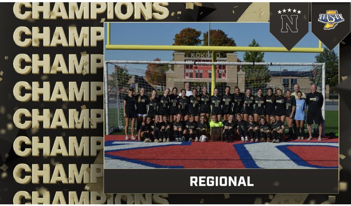 Congrats to Natalie Stenger (East Central) and Brooklyn Gibbons (Noblesville) on your regional championship. Best of luck at Semi-state next week. <a href="/FCPGirlsEcnl/">FC Pride Elite Girls ECNL</a> #FCPrideinHS
