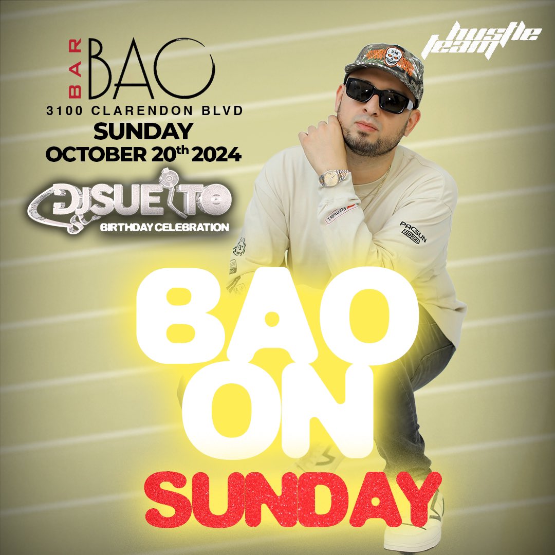Tonight meet me at Bar Bao in Arlington, VA ! Celebrating my bday, party starts at 9pm