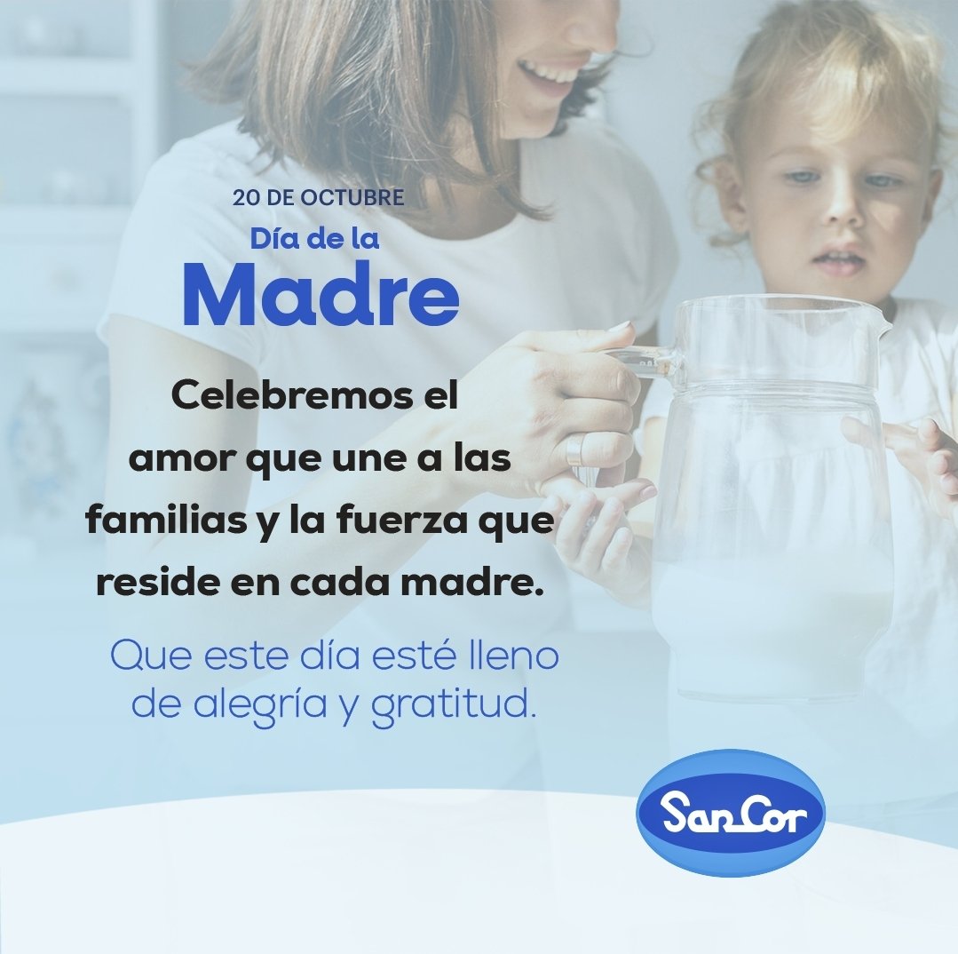Celebremos el amor que une a las familias y la fuerza que reside en cada madre. ¡Feliz día de la madre!
#DiaDeLaMadre #SanCor