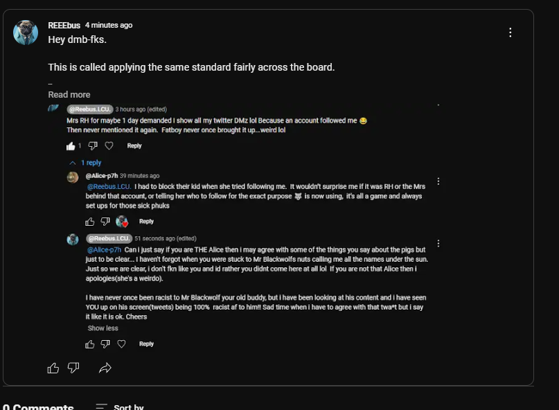 OG1Wolf420's tweet photo. Since these two sick #racist clown trollh00ez wanna stick together like birds of a sick feather,imma let you all see it,now reebus was busted day before yesterday ADMITTING TO TALKING TO A MINOR,he LIED an tried to say she was 20,THE GIRL IS 16 #facts! https://t.co/c1cA35VxvC