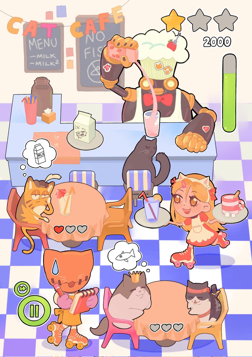 here's my piece for the cat zine :D
check the whole zine out if you haven't yet !!!
