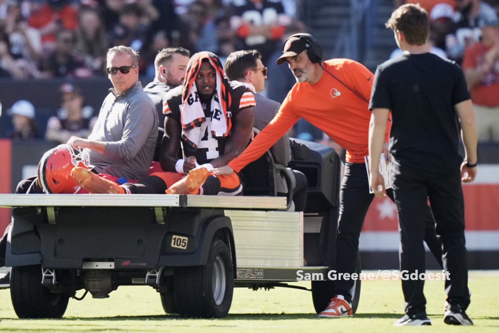 SGdoesit's tweet image. Deshaun Watson is carted off the field with a leg injury