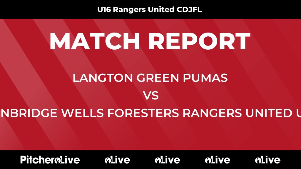 MATCH REPORT: Foresters Rangers United U16 vs Langton Green Pumas #Pitchero
forestersfc.com/teams/146509/m…