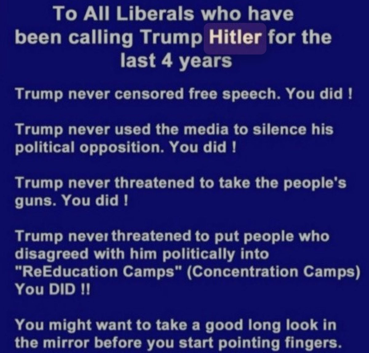 NikkiPreston107's tweet photo. Trump Hitler Never 
Get your Facts Straight https://t.co/DU71I2p1lf
