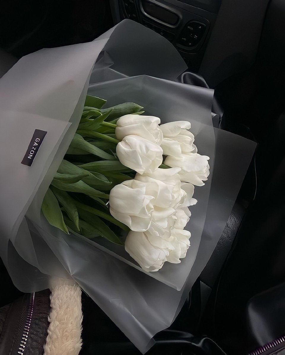 white tulips