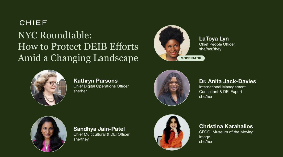 Let's keep the conversation on the changing DEI landscape. Thank you <a href="/Chief/">0xChief</a> for bringing this amazing panel together.