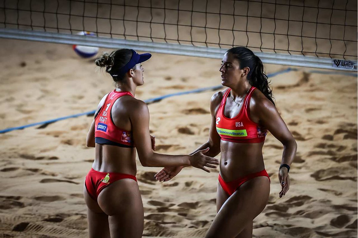 #BeachVolleyball News
#BeachProTour #Elite16 - João Pessoa 🇧🇷
🚺 Bronze Medal match
Kimberly Hildreth / Teegan Van Gunst 🇺🇸  vs <a href="/DeahnaK/">Deahna Kraft</a> / <a href="/lexydenaburg/">Lexy Denaburg</a>  🇺🇸