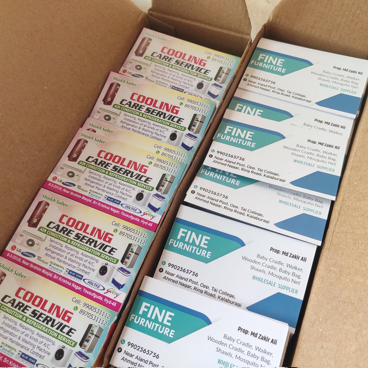 PBasavakalyan's tweet photo. #Perfect_Graphics @Basavakalyan
#Call_us_7411910910

#Visiting_Cards
#Cooling_Care_Service @ hyderabad
#Fine_Furniture @Gulbarga

#bidar #Basavakalyan #business #billbooks #Banner_print #pamphlet #design #printingservices https://t.co/Ly25m4lwcX