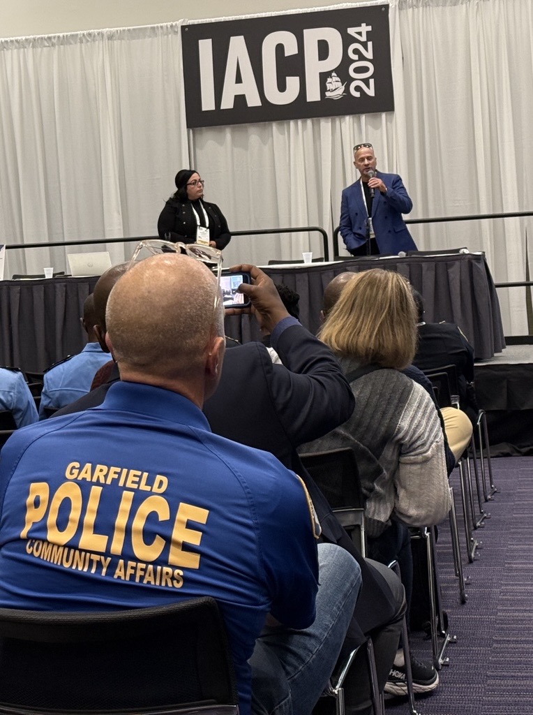 TheIACP's tweet photo. "Our philosophy is...if we create young people that can believe in themselves &amp; believe in their community, then they can go into their schools &amp; uplift their peers to step up &amp; stand out &amp; do the right thing." -Comprehensive Approaches to Community Engagement, #IACP2024 workshop https://t.co/Dfkx4qV9mb