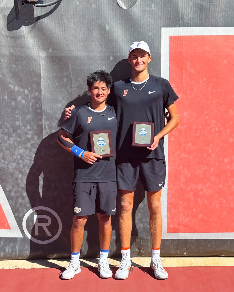 GatorsMTN's tweet photo. DOUBLES CHAMPS 🏆

T &amp; Henry win the ITA Southeast Regional Doubles title 🥇

#GoGators https://t.co/CNS0Jxi9ZN