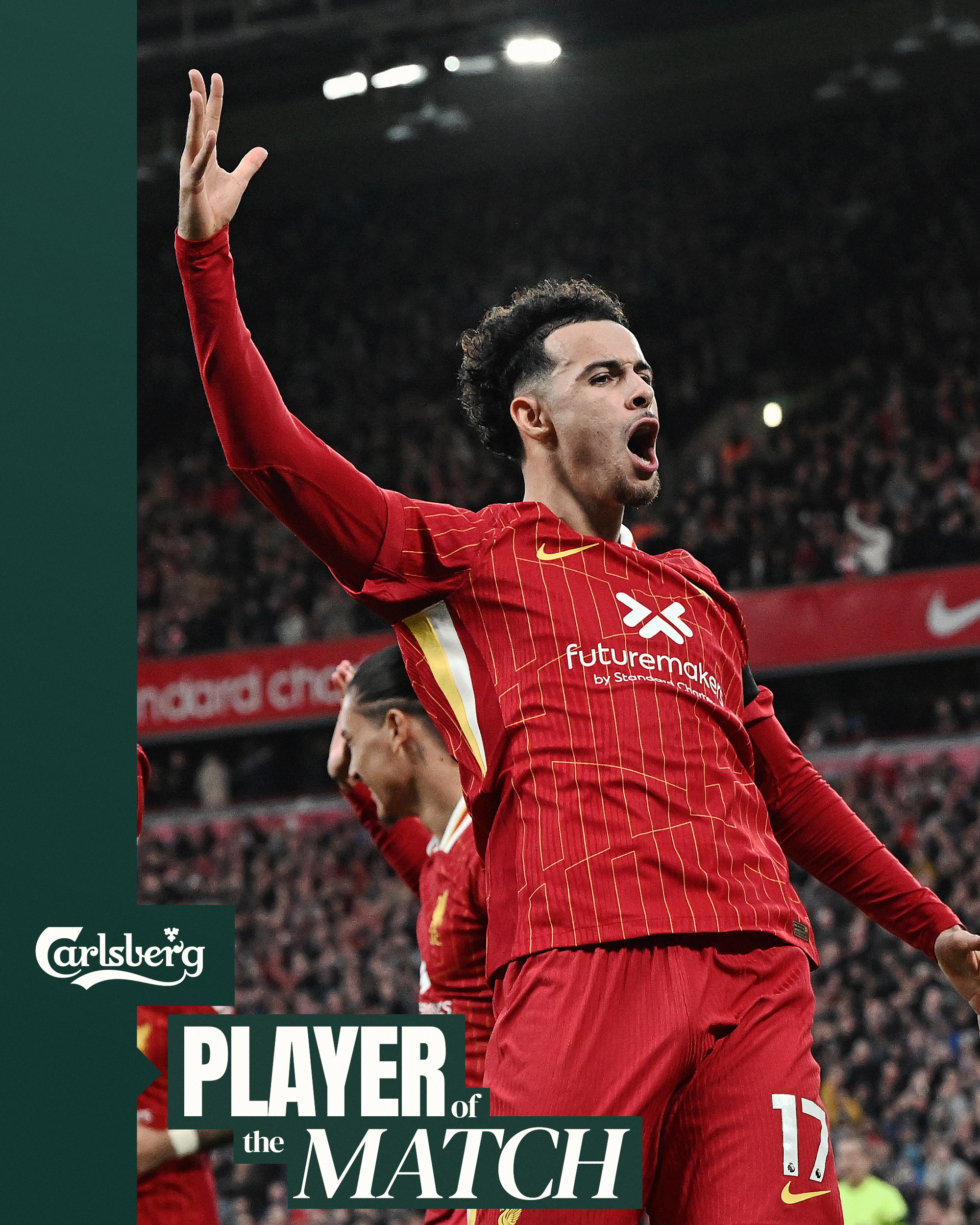 Carlsberg Player of the Match: Curtis Jones.