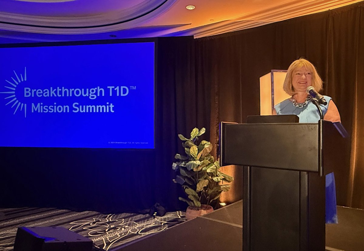 KarenFAddington's tweet photo. It was such a pleasure to have the opportunity to introduce our @BT1DUK @BreakthroughT1D Global Research Ambassador @theresa_may and welcome her to the stage with @aaronjkowalski at the opening dinner of Mission Summit last night https://t.co/ngrzpIB3MU