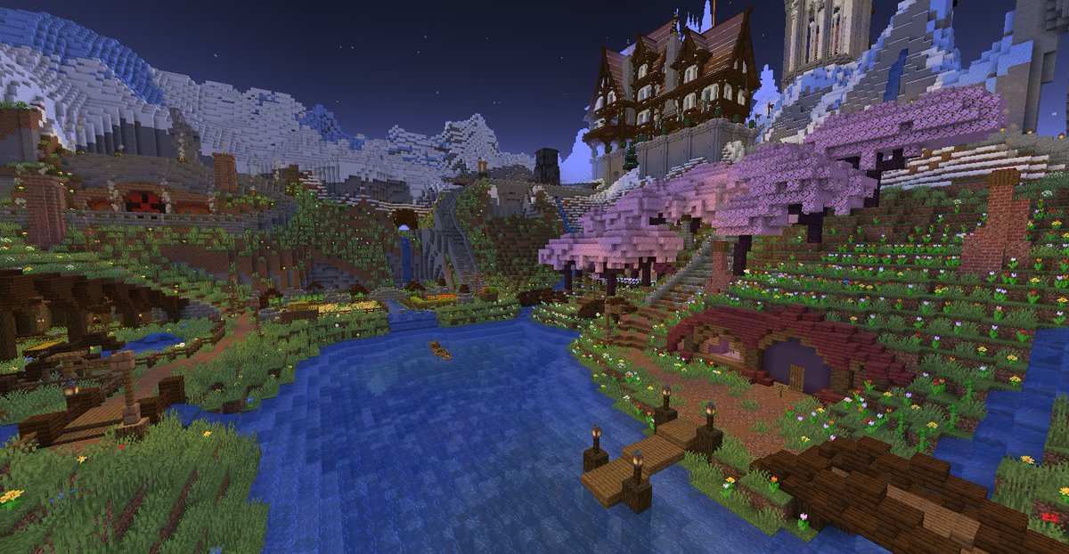 Genuine_MC's tweet photo. Build Of The Month - October Edition - 2024   

Our building team has revamped our Spawn Valley! Come check out these beautiful creations!   https://t.co/qKCQ9PDJGx

#genuinemc #genmc #Minecraft #minecraftbuilds #buildofthemonth #Creative #community #newlook https://t.co/ngM4wP4MRe