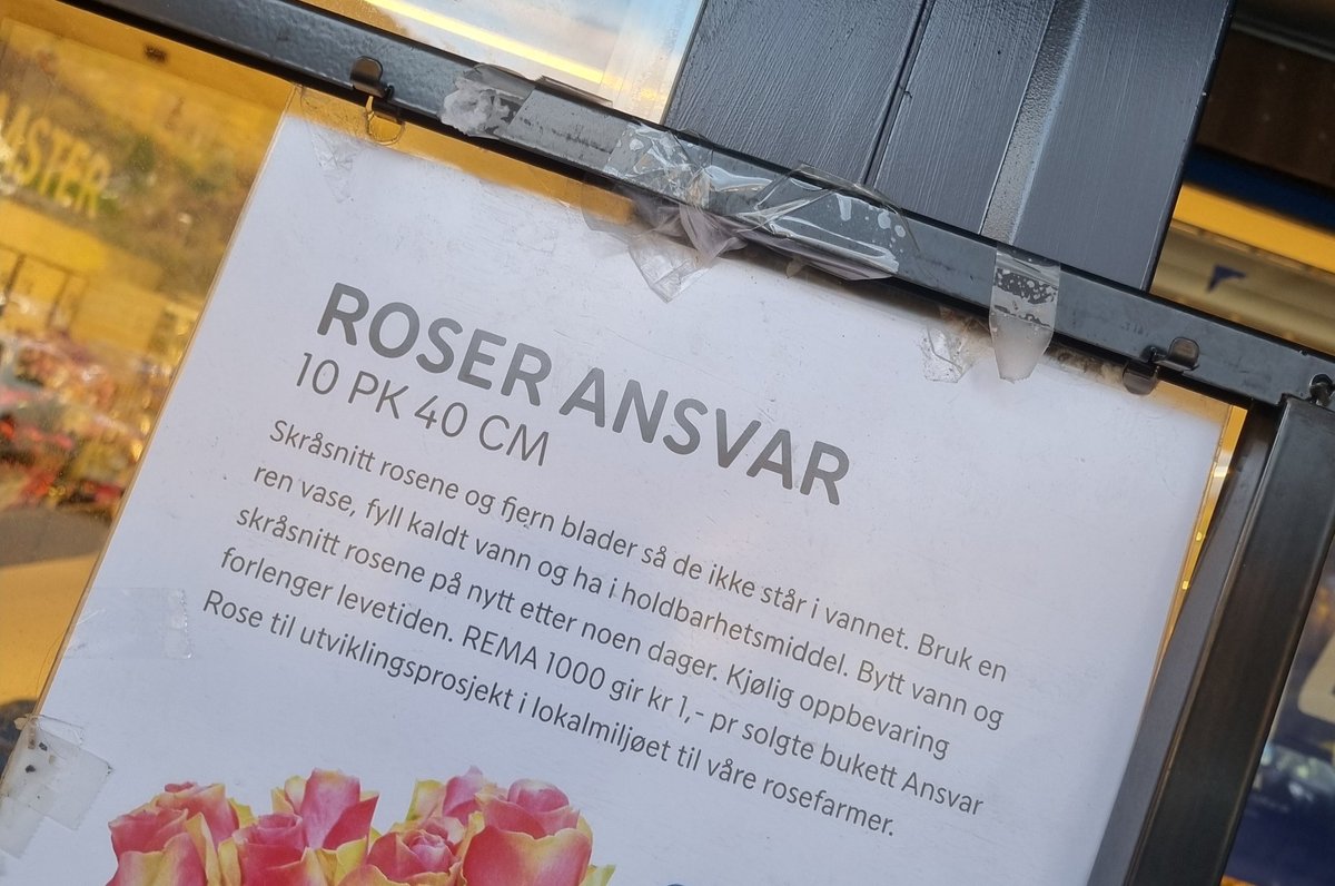 Jeg roser også de som tar ansvar.