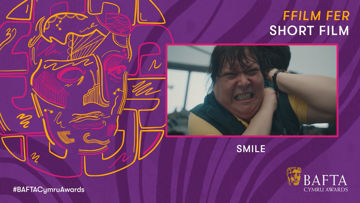 Congratulations to Smile, tonight's winner in the Short Film category. Ffilm fer arbennig. 🎬🎥
 
#BAFTACymruAwards
