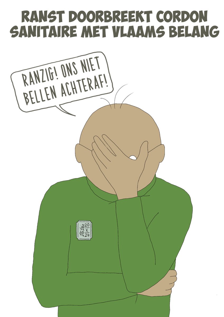 Sse04457494's tweet image. #cartoon #Ranst #Cordon #cordonsanitaire #ranzig