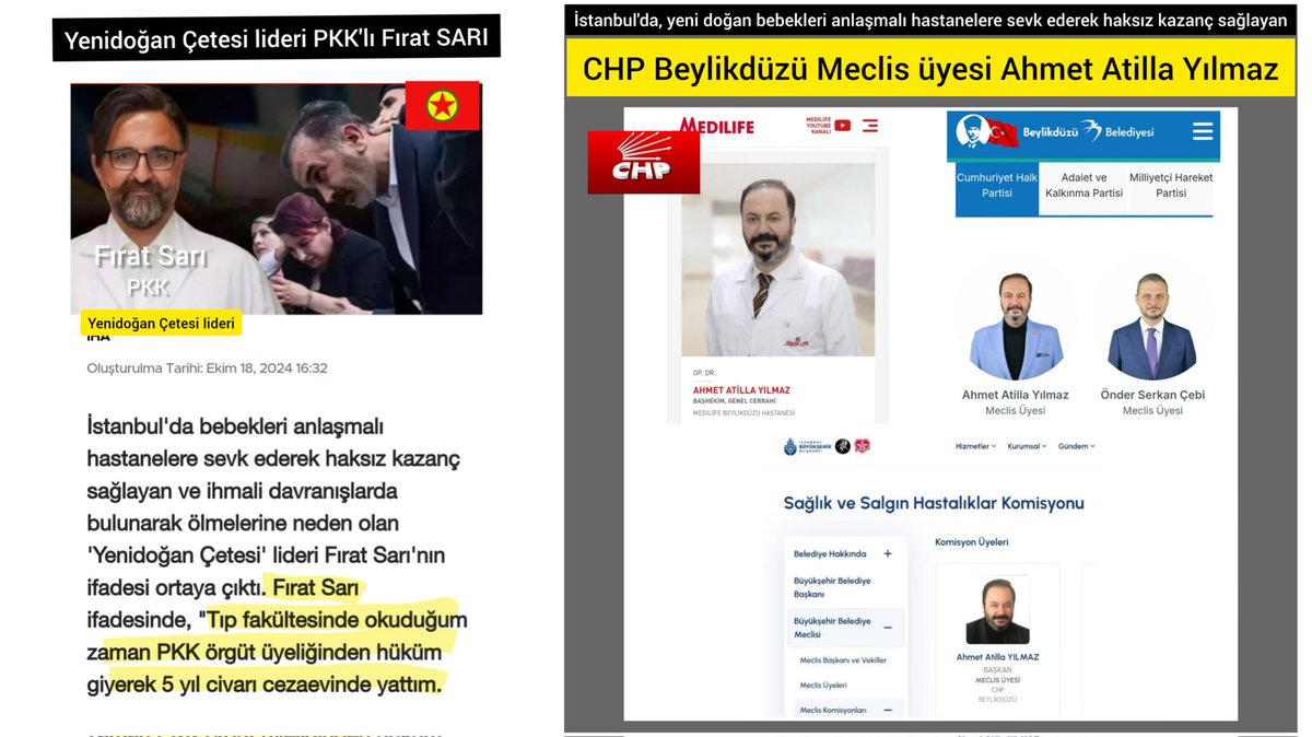 <a href="/eacarer/">Elif Acarer</a> Sahibiyle ne alaka ya?
Suç şahsidir. 

CHP'de işlenen bir suç CHP Genel Başkanını ilgilendirir mi?

Bu algılar tutmaz artık.

Suç işleyen CHP ve PKK'lıları gizleyemeyeceksiniz?