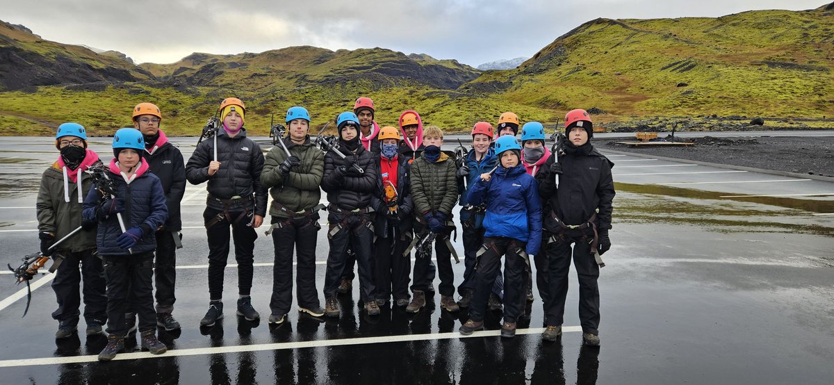 Iceland 2024 Day 4. The glacier walk, coastal features  and plenty of waterfalls! <a href="/solsch1560/">Solihull School</a> #challenges #ambition #fieldtrips #geography