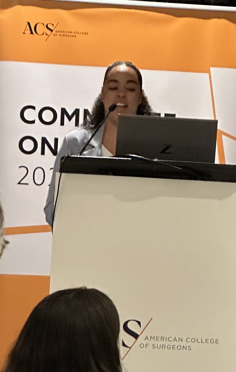 theduncmaster's tweet photo. ⁦@AWilliams_MD⁩, FTL - giving an outstanding rendition of her pathway as a FTL w/ mentoring, STB, networking, &amp; her Justice affiliated Project Inspire. ⁦@acsTrauma⁩ #acscc24 https://t.co/GyyJFw84Cb