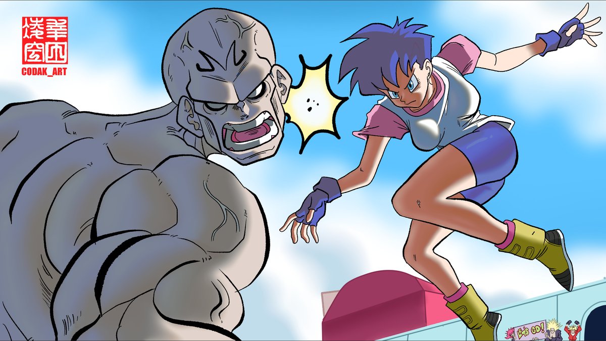Codak_art's tweet photo. Kicked in the teeth! It's an old drawing but I am short of post right now 
#DragonBall #DragonBallZ #DragonBallSuper #art #illustration #DBZ https://t.co/YyLybCJB31