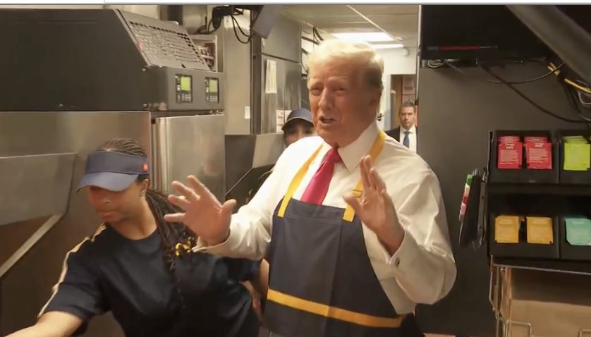 uncledoomer's tweet photo. “these people, theyre sick, theyre coming in and theyre asking for the ‘fortnite burger,’ you cant do that! its not a real burger! so weve got to get them out folks” https://t.co/j2ZByavTMn