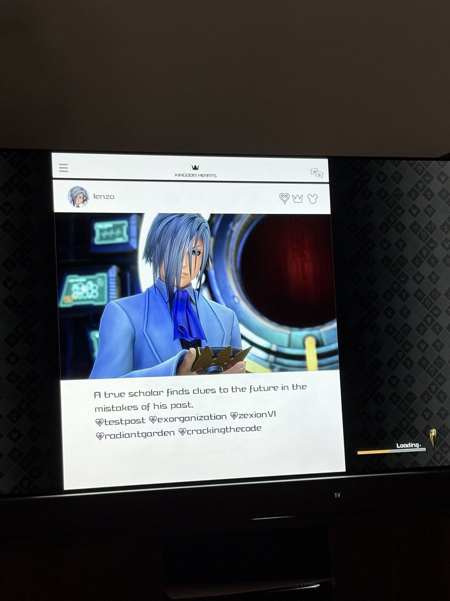 Taking a break from a long week of work with overtime as well as auditions for voice acting projects. 

Time to immerse myself in #kingdomhearts3 🫶