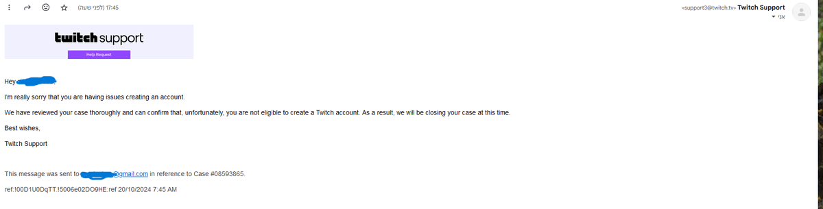 TheOmniLiberal's tweet image. wait lol okay so I assumed honestly it was just an error or something, is it seriously Twitch policy to block Israeli's from making accounts?????? this HAS to be a mistake, no??????