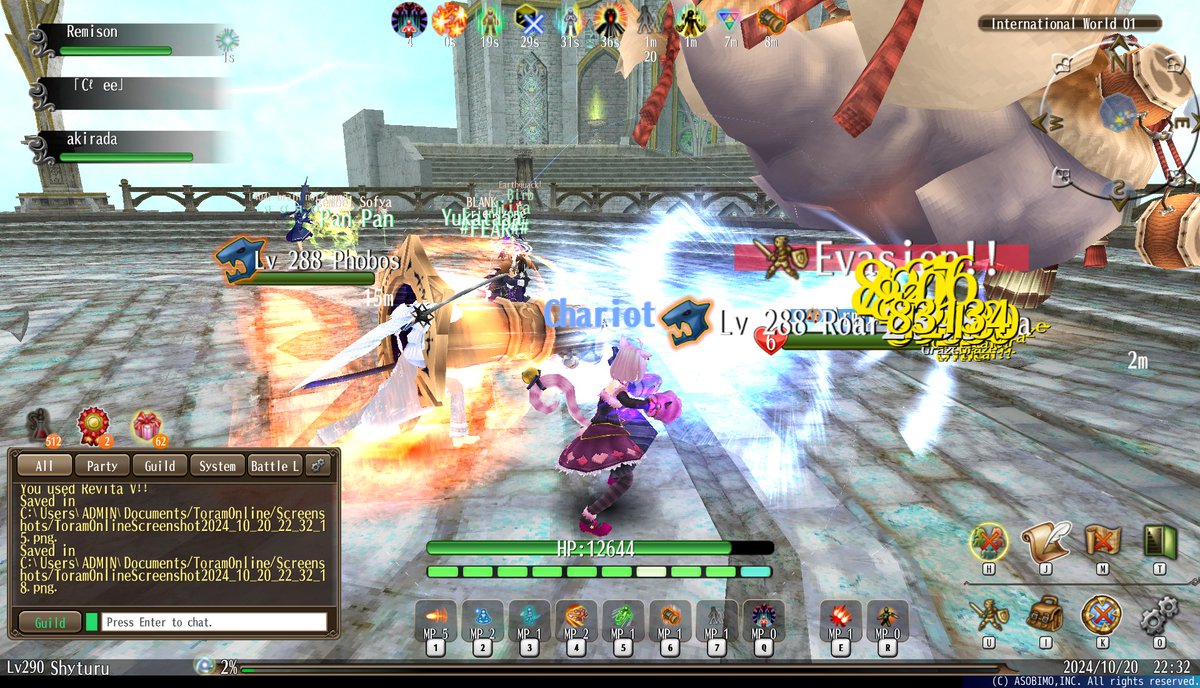 shyturu's tweet photo. Tonight Friend Guild Raid we did Roaring Thruma and Mighty Chimera, a bit rough start but fun specially on chimera me and Remi just chillin from a farxD
#トーラムオンライン #トーラム #ToramOnline #Toram #bemmo #Friendzone #FriendzoneGuild #Guild #ToramGuildRaid #GuildRaid #MMORPG https://t.co/7aflaSOhzI