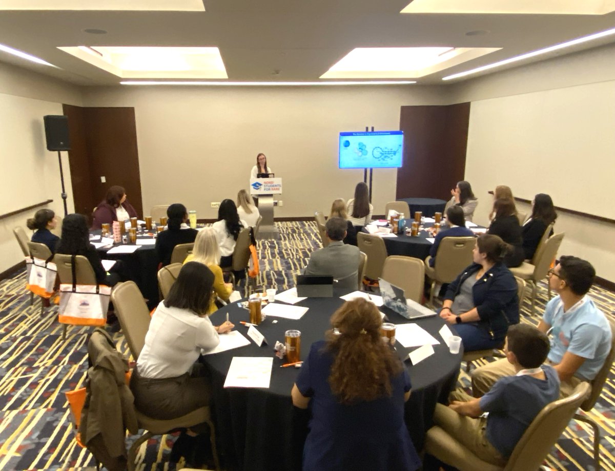RareDiseases's tweet photo. NORD #StudentsForRare from around the US are at the #NORDSummit presenting their work to one other and preparing for 2025. The next generation of doctors, medical educators and #RareDisease advocates is bright!
Learn how your med school, university or high school can join them: https://t.co/HzK6VTY0c9