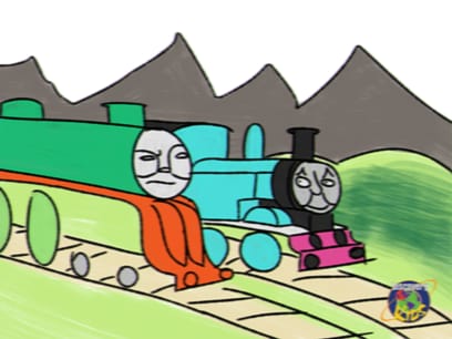 Contuniung wot h croessovers, Remeber When?; Gornr met Mystyrius Blue Feller. COool episode.