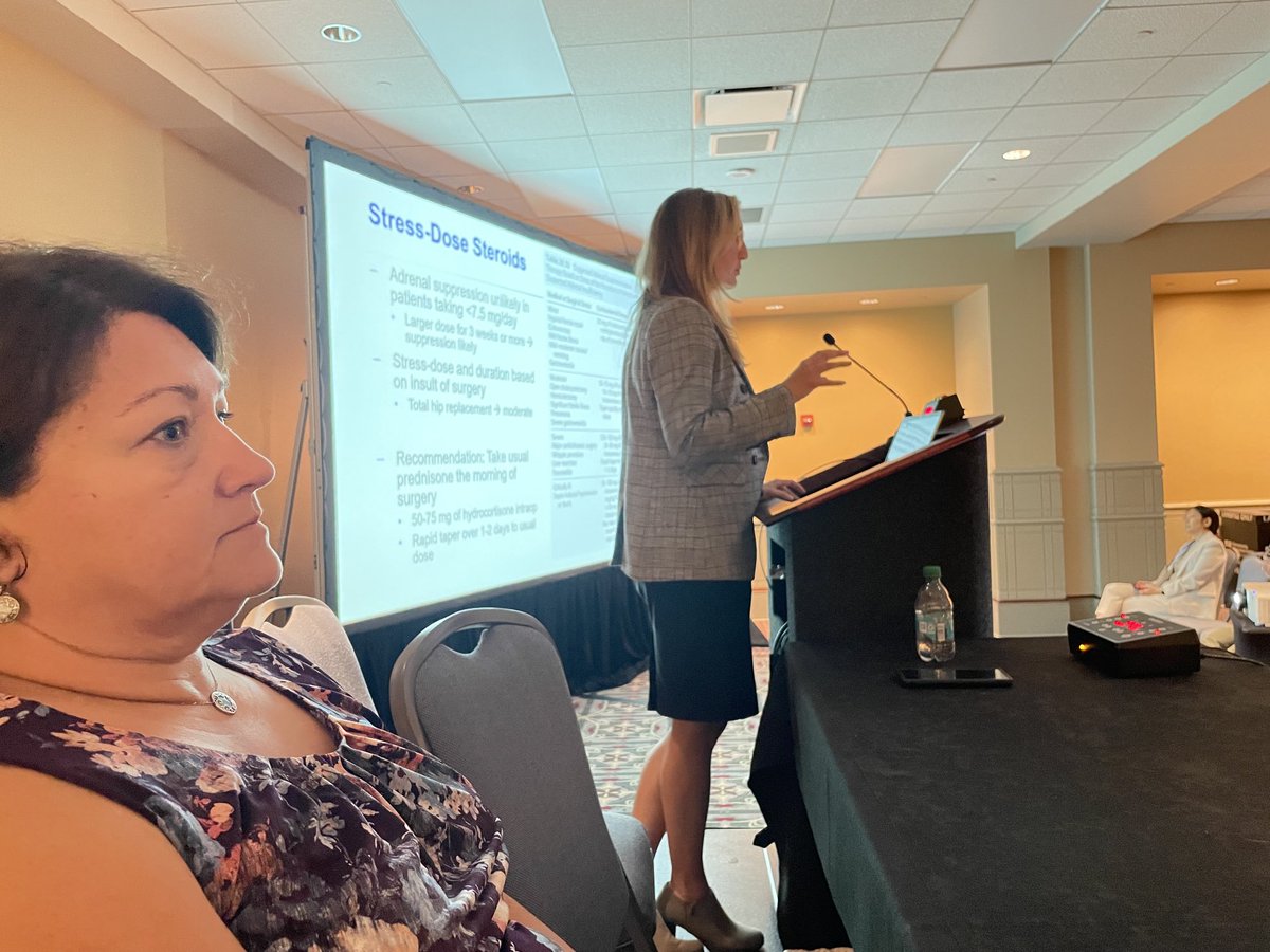 Sharing the podium with 2 great educators overview of upcoming Miller Anesthesiology chapter ⁦<a href="/RebeccaGer8867/">Rebecca Gerlach</a>⁩ ⁦<a href="/DanaOprea1/">Dana Oprea</a>⁩ #anes24