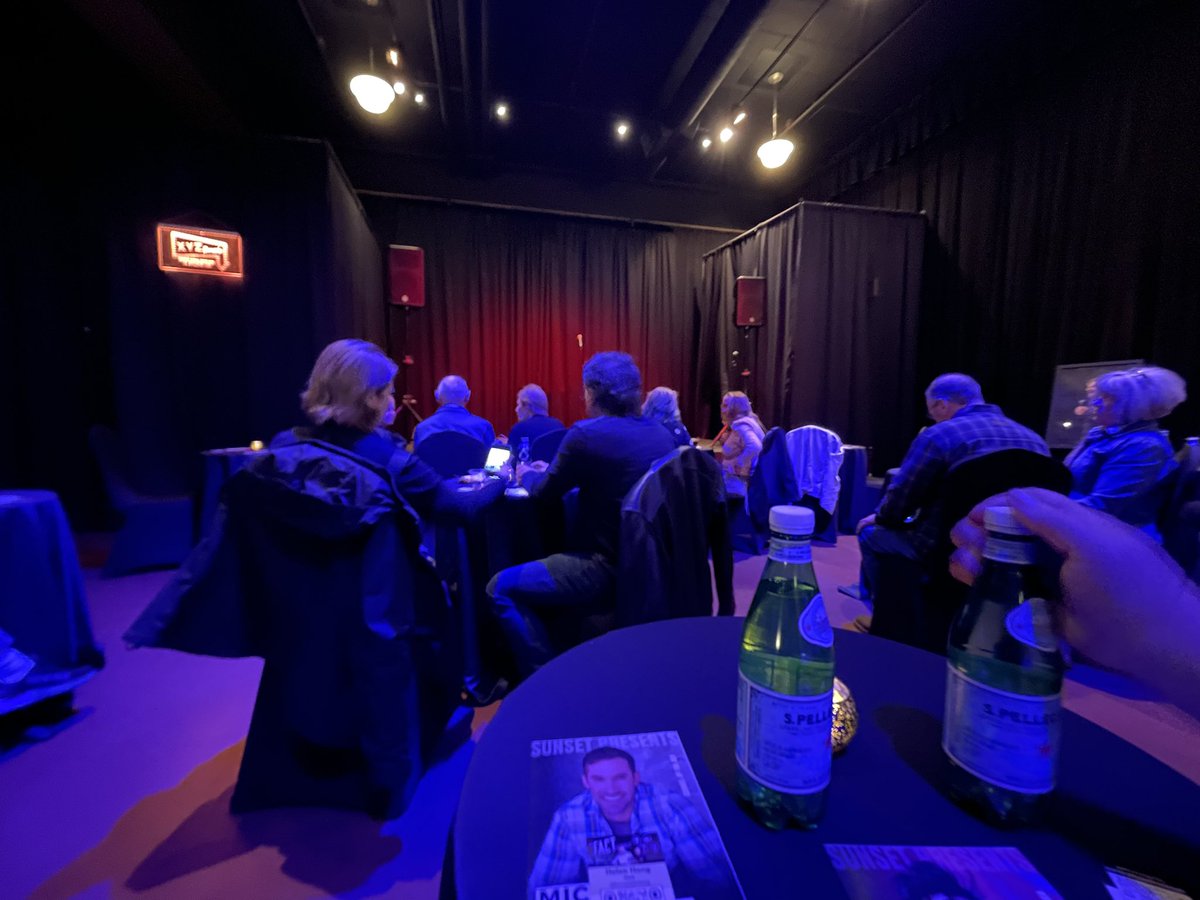 airjoshb's tweet photo. I’ve discovered “intimate comedy night” may be the most anxiety-inducing social activity with IBD. Luckily, @funnyhelenhong had us laughing from minute one, and got intimate with her own cancer story #CrohnsLife #ostomy #SunsetCenter https://t.co/X3iok1Thc4