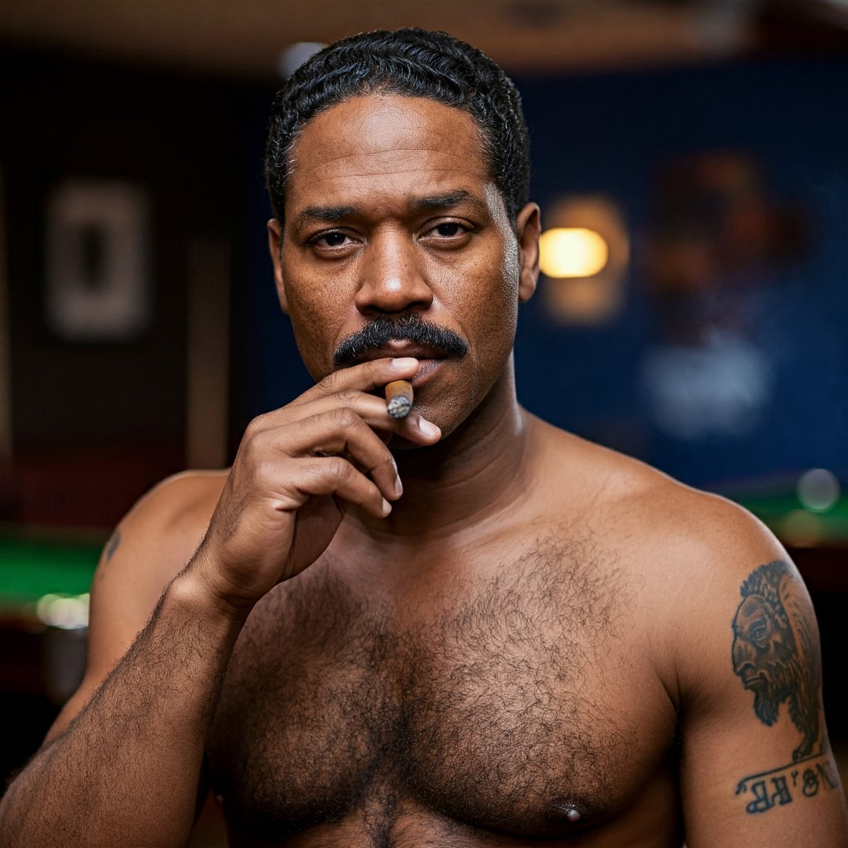 BlkJackMcFarlan's tweet image. AI knows how to create a daddy when you ask for one! 🤣🤣🤣 #AI #digitaldaddy #gayai