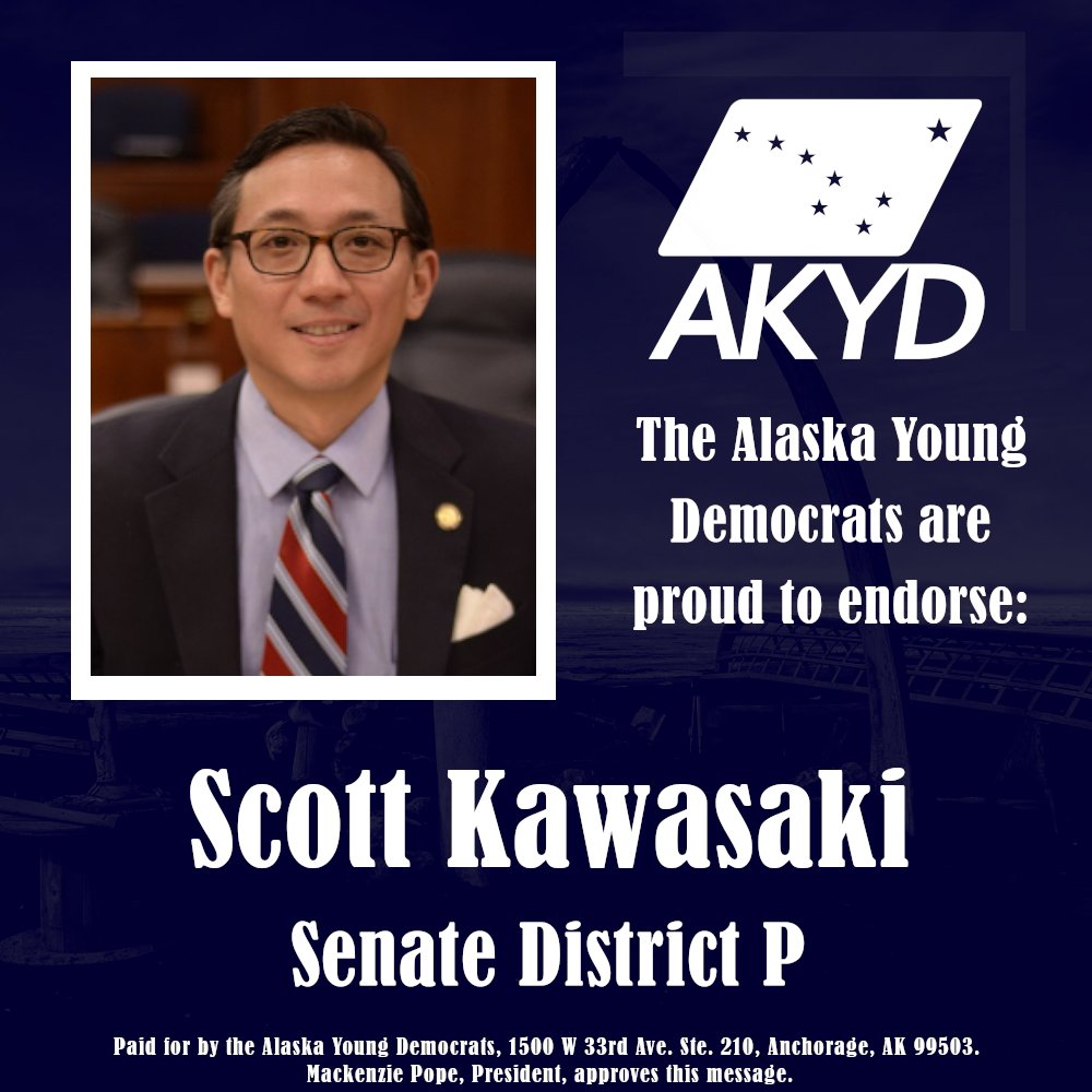 We are proud to announce the endorsed candidates for the Alaska Young Democrats for the Alaska State Senate!
We believe that these candidates align most with our values and will work for a better future for Alaska. Please vote by November 5th!
#akelect #akleg #endorsementalert