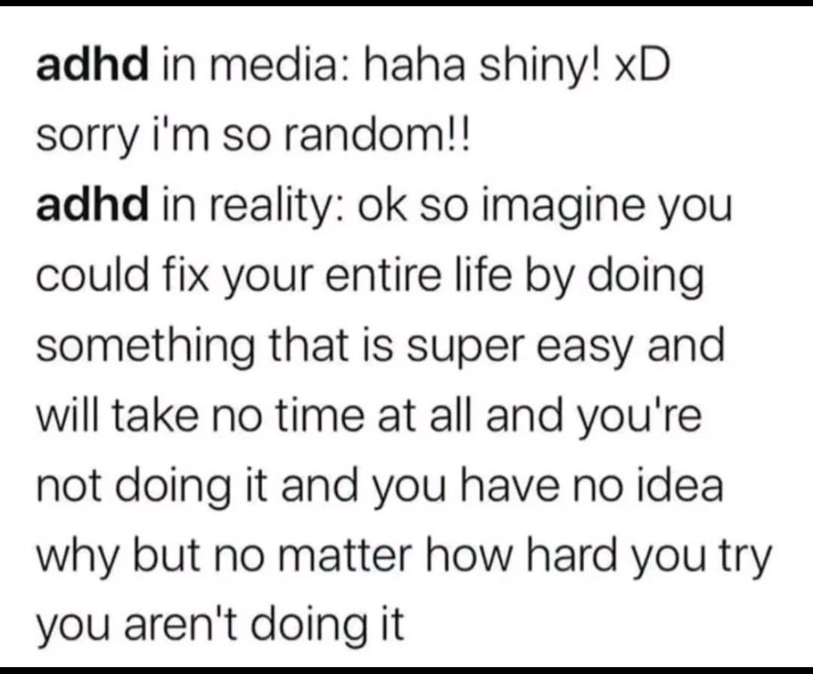ADHD Memes (@adhdforreal) on Twitter photo 