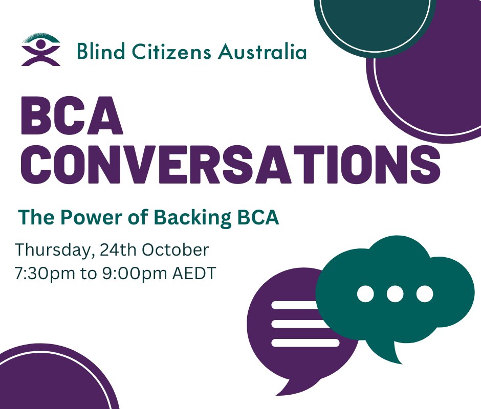 Join us Thursday night for BCA Conversations: The Power of Backing BCA

Hear from Deb Deshayes, CEO, and Helen Freris, Acting President, about how financial support strengthens our mission.

Ask us questions too! Send them to ceo@bca.org.au

Register: bit.ly/3YuQn0E