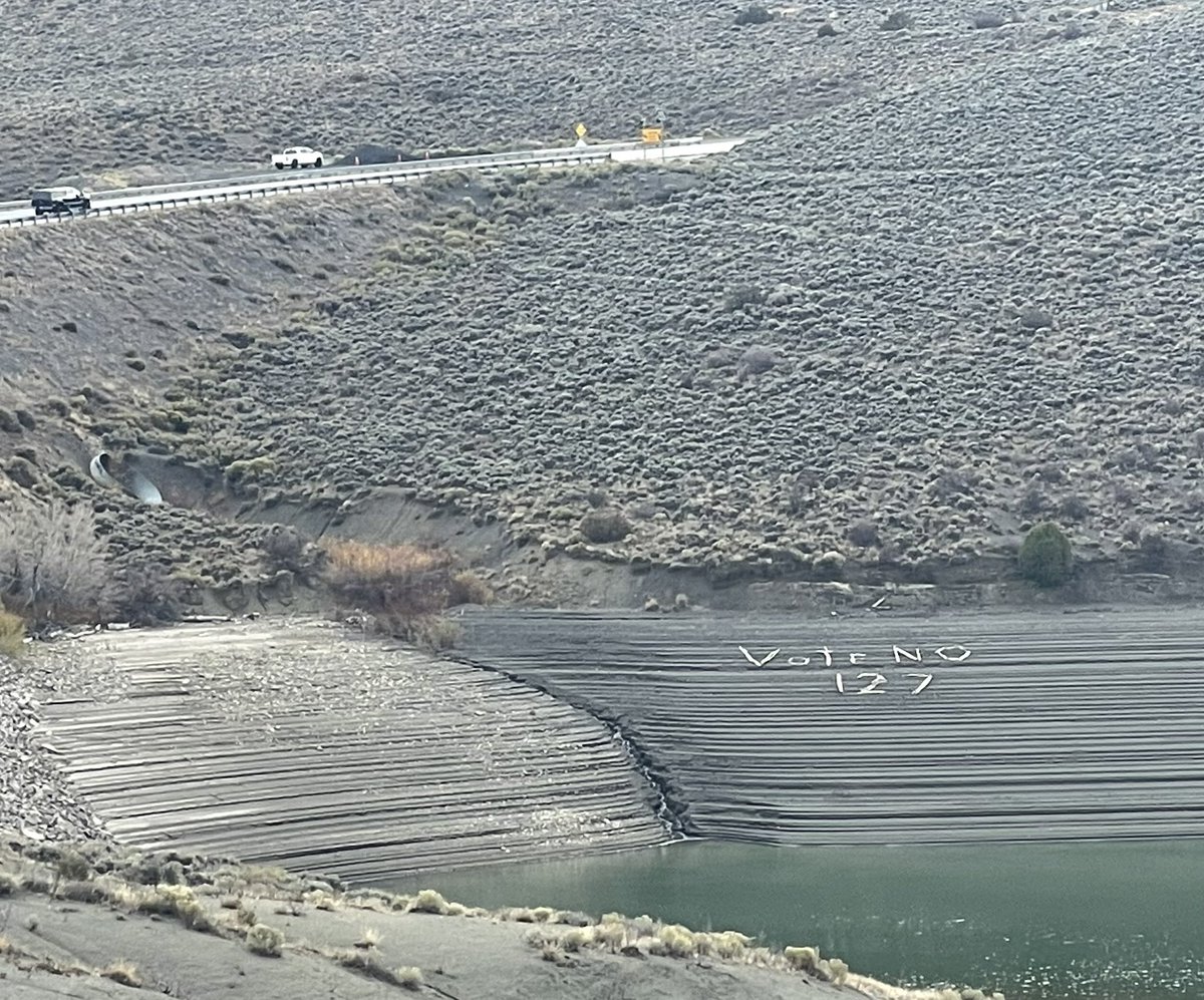 The message sticks at Green Mountain Reservoir have gone political. 

#copolitics