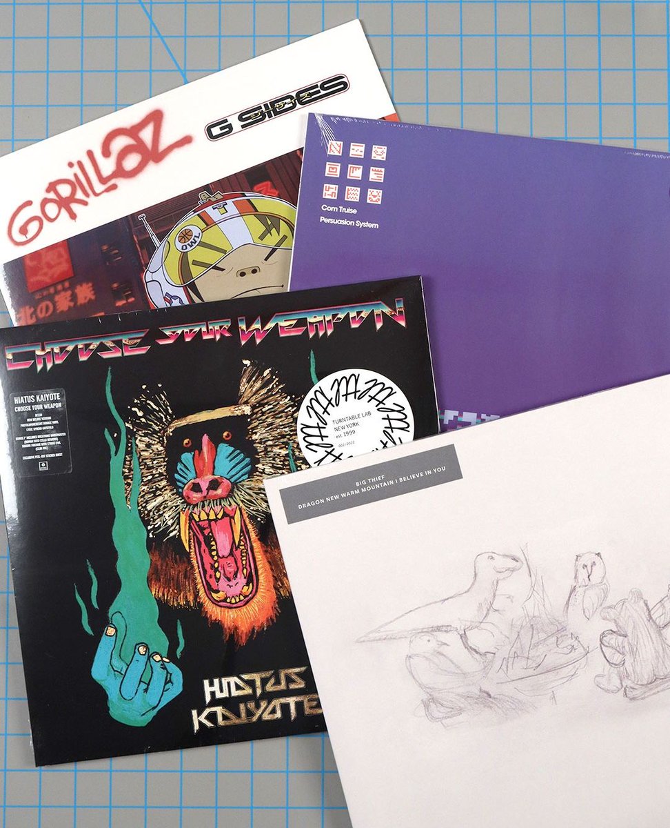 #ttlrestocks 🔑 King Krule, <a href="/SaySueMe/">세이수미 Say Sue Me</a>, X-Altera (<a href="/dabrye/">DABRYE</a>), <a href="/HiatusKaiyote/">Hiatus Kaiyote</a>, <a href="/comtruise/">Com Truise</a>, <a href="/primus/">Primus</a> + more key restocks hitting the site:

⇢ turntablelab.com/restocks