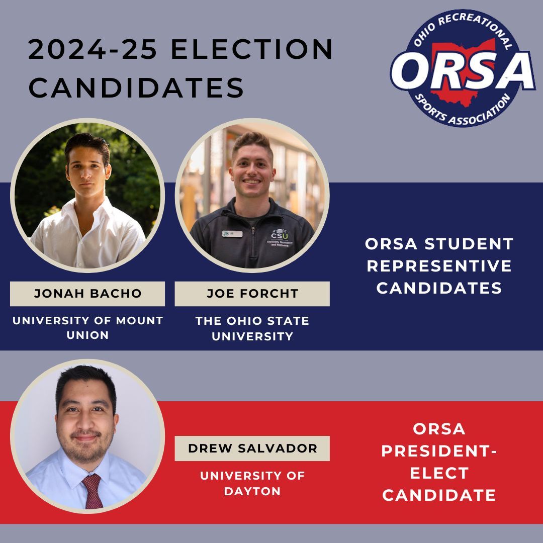 Get to know our 2024-25 ORSA Student Representative and President-Elect candidates! buff.ly/3UiUcUf
