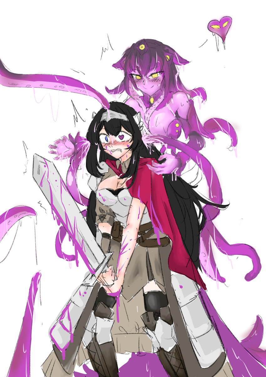 [Bad end stories : October edition]

" This little sword can't hurt me..
Leave your justice aside, as i slowly drive you mad~"

Doom is immiment, the end is coming.
Yet what kind of fate will you suffer?

Discover it with a 🔁, 💜And a little picture of your muse under this post!