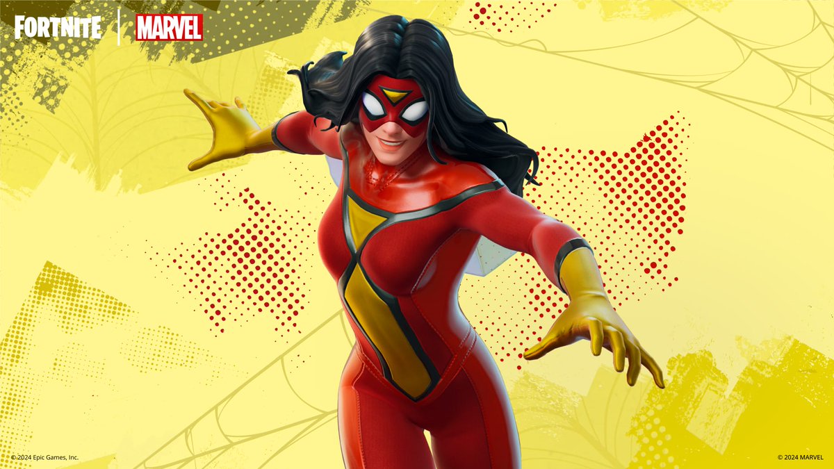 She’s a hero, S.H.I.E.L.D. agent, and private investigator 🕵️‍♀️

Spider-Woman has arrived in the Shop: fn.gg/Spider-Woman