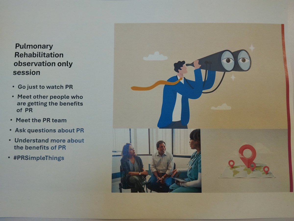 Pulmonary Rehabilitation Simple Things #PRSimpleThings 

Have a pulmonary rehabilitation observation only session 

#pulmonaryrehab
#pulmonaryrehabilitation