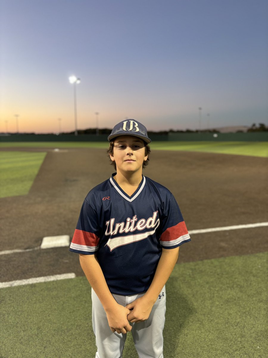 FiveToolYouth's tweet photo. F: @UnitedBC_USA Pemberton- 5 
Midland SW Scout- 2 
PoG- Maddox Douglas: 1-3, 2B, 3RBI
Pitcher- Maddox Fielder: 3 IP, 1H, 0R, 2K

#MelissaTexas20 https://t.co/b4hHtAlH1J